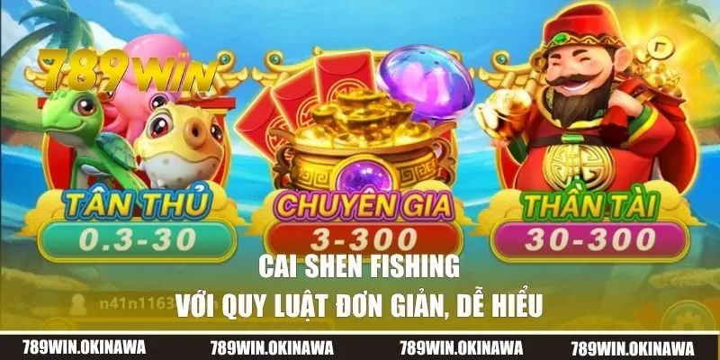 Cai Shen Fishing với quy luật đơn giản, dễ hiểu