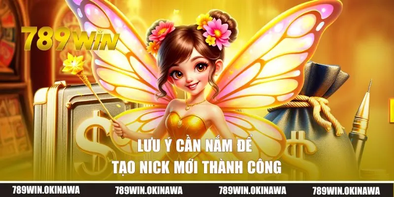 Lưu ý cần nắm để tạo nick mới thành công